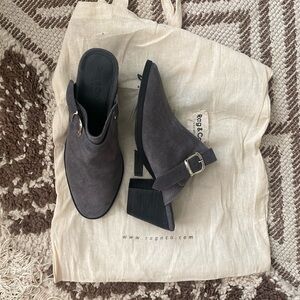 Rag & Co Grey mules size 9 tarrah